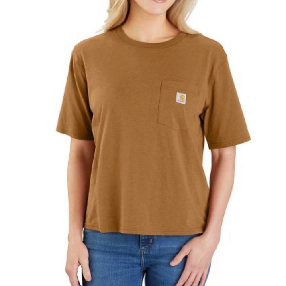 Carhartt GIRLS TENCEL Loose Fit Lightweight Short-Sleeve Crewneck T-Shirt